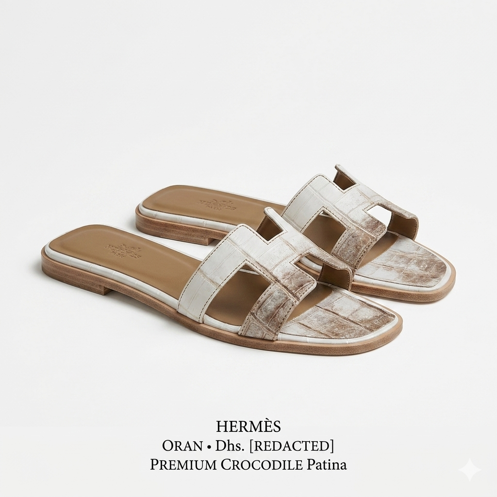 HERMES CROCODILE LEATHER